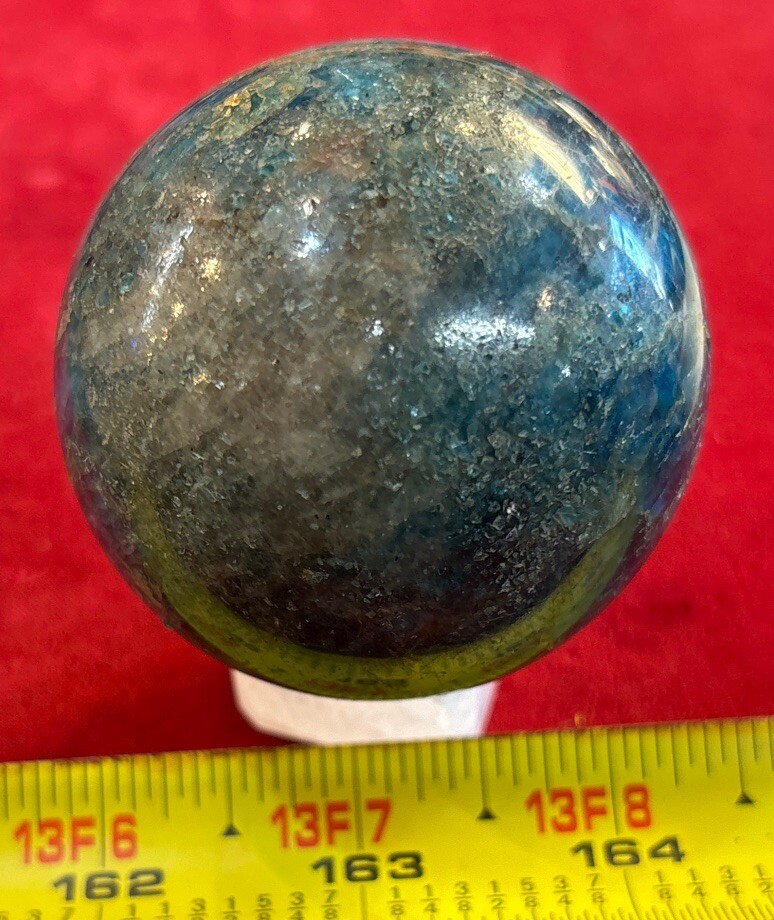 2 1/2” Blue Apatite Sphere 340 Grams