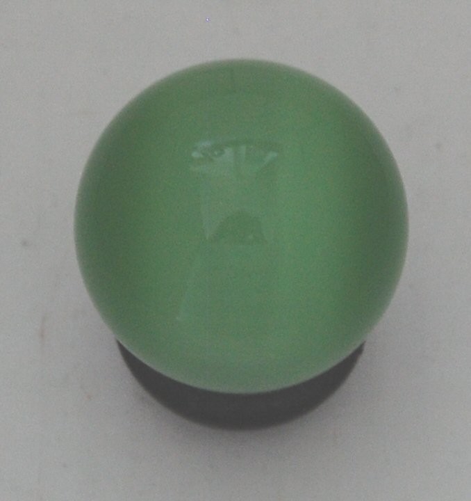 Cat’s Eye 40mm Sphere Ball Globe Orb w/Stand, Green, New, USA Seller