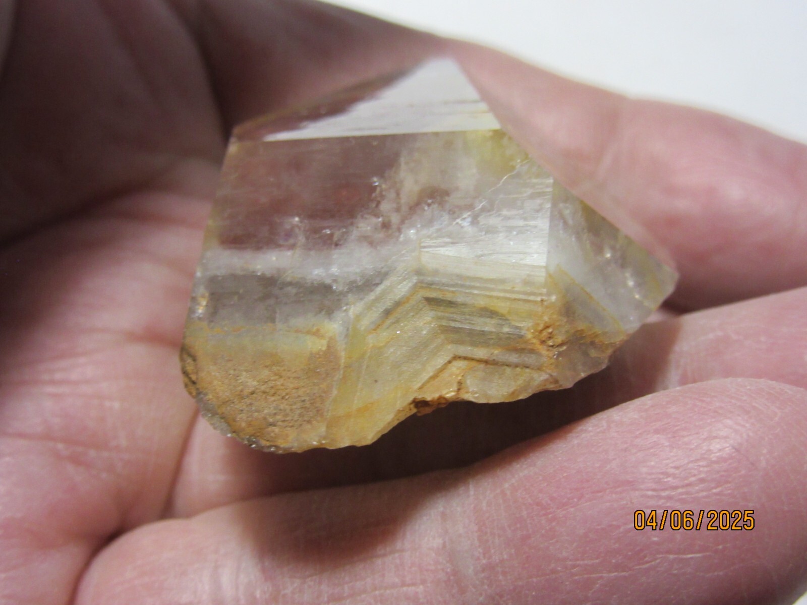 Red Hematoid Phantom Quartz 1 5/8″ Point Collectible HPQPBC-186