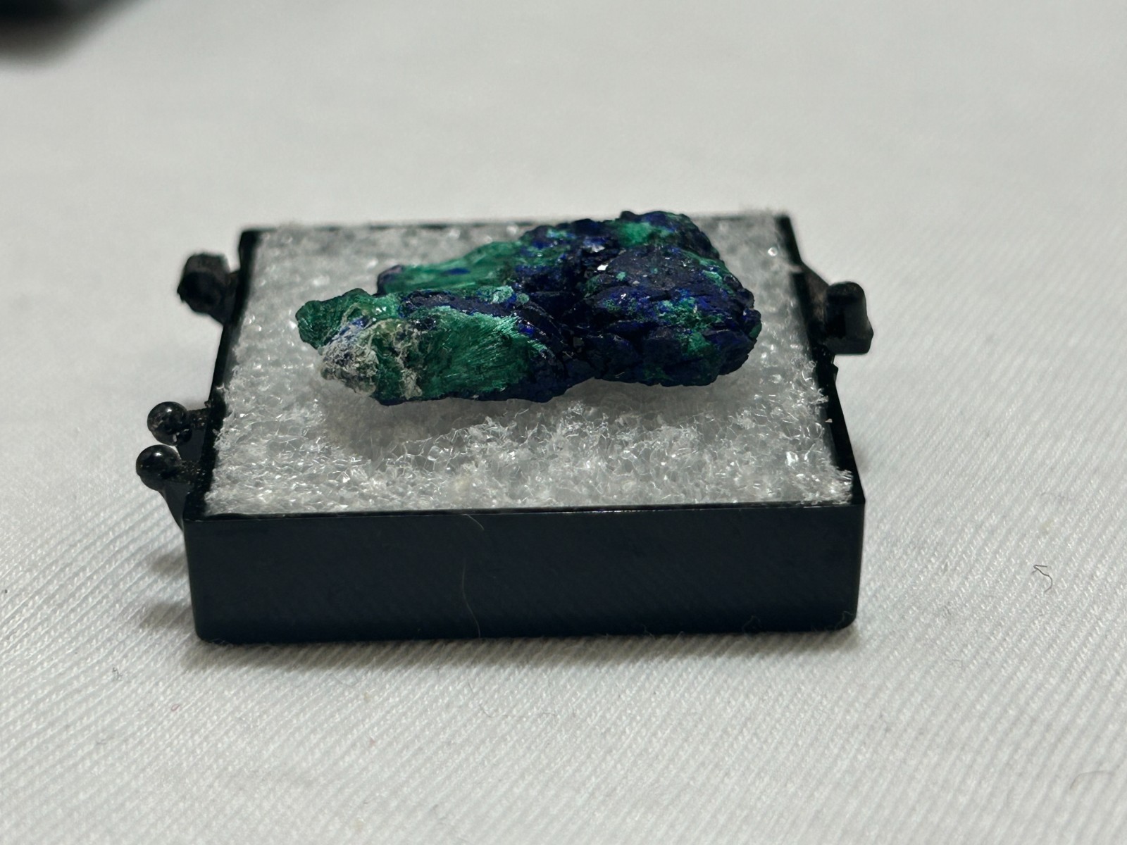 Azurite on Malachite Mineral Specimen – Zacatecas Mexico – Vintage Collection