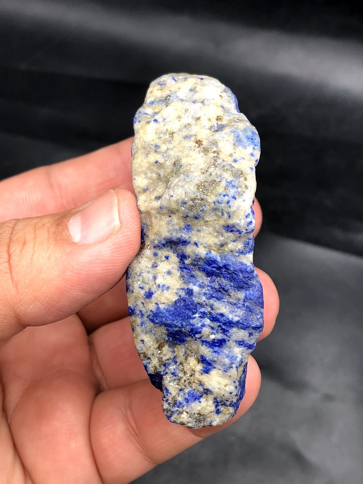 Premium Lapis Lazuli Rough Bulk Stone – Large Blue Calcite & Pyrite J43..3