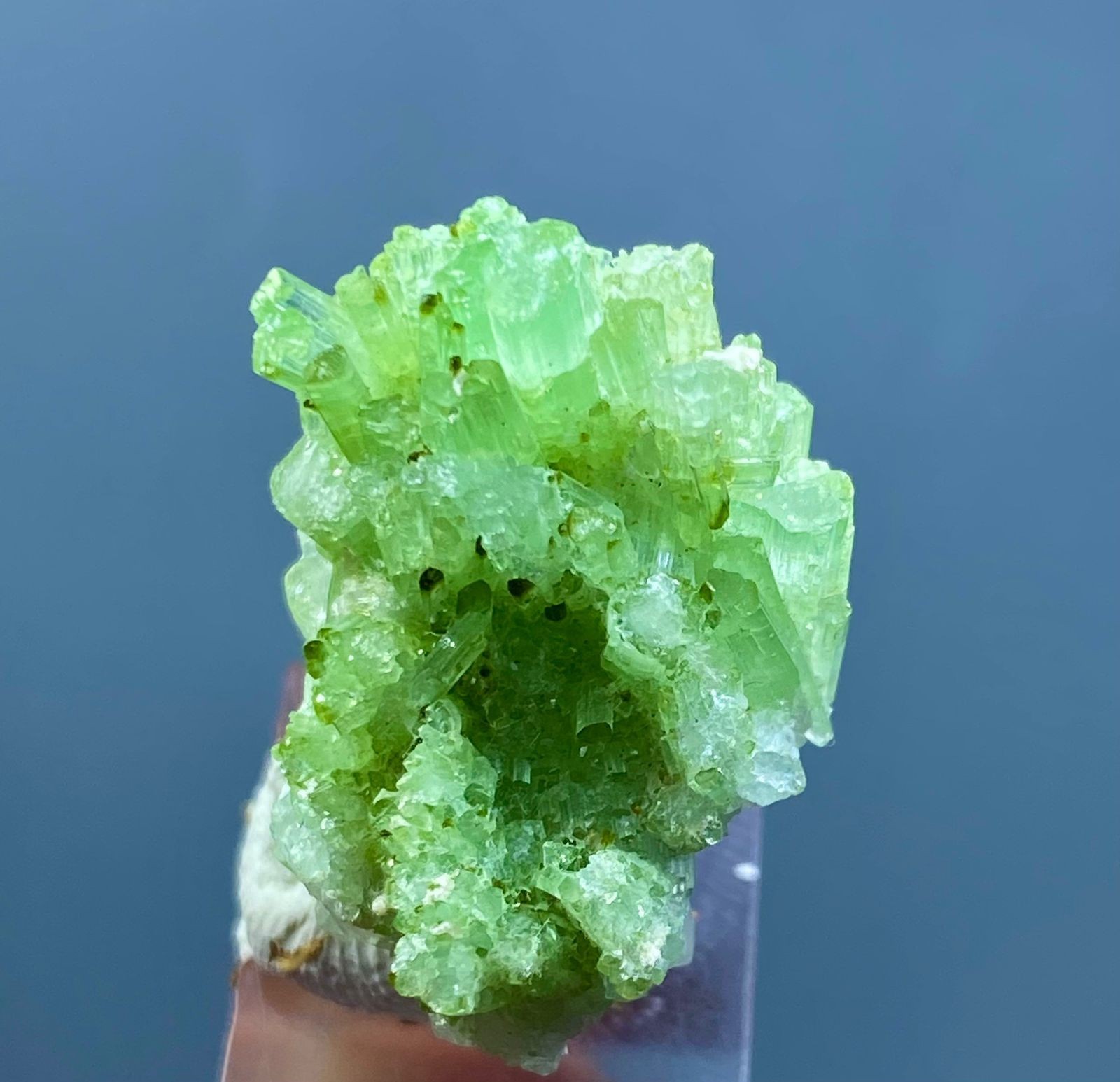 Beautiful Natural Tourmaline Bunch Crystal Specimen Afghanistan 61 Carats