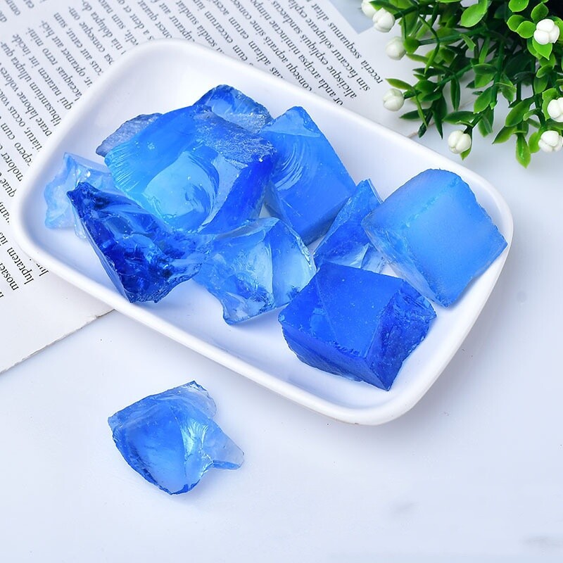 Raw Rough Blue Opalite Rocks Crystal Mineral Chunks Specimens Home Healing 1PC