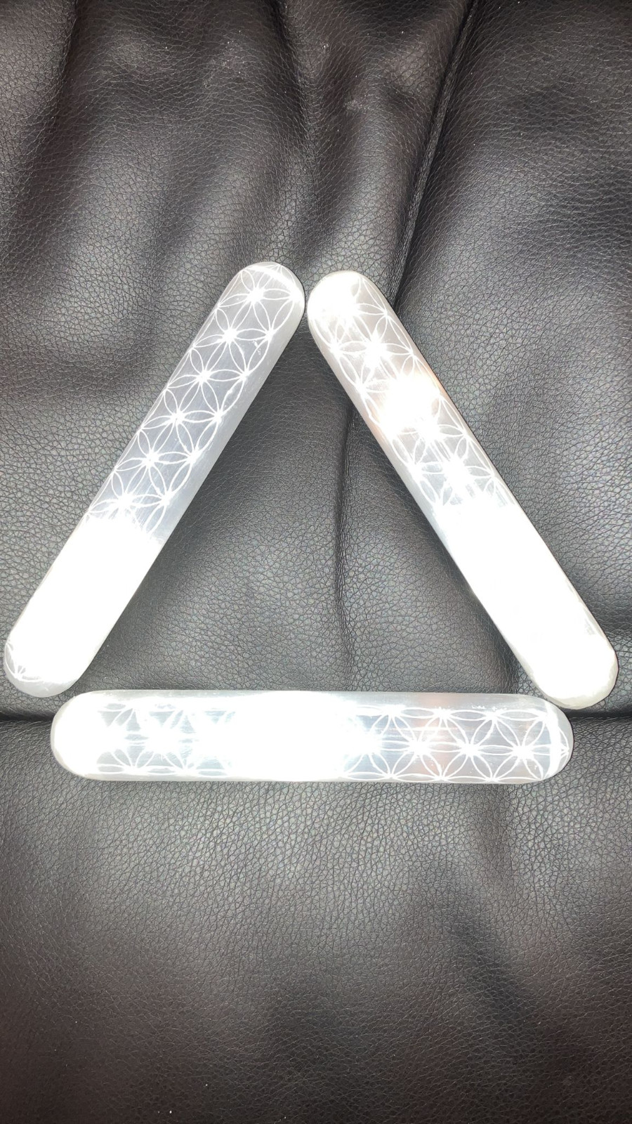 Natural Selenite Crystal Massage Wand ” Smooth Polished Heal LOT of 5 BULK Whole