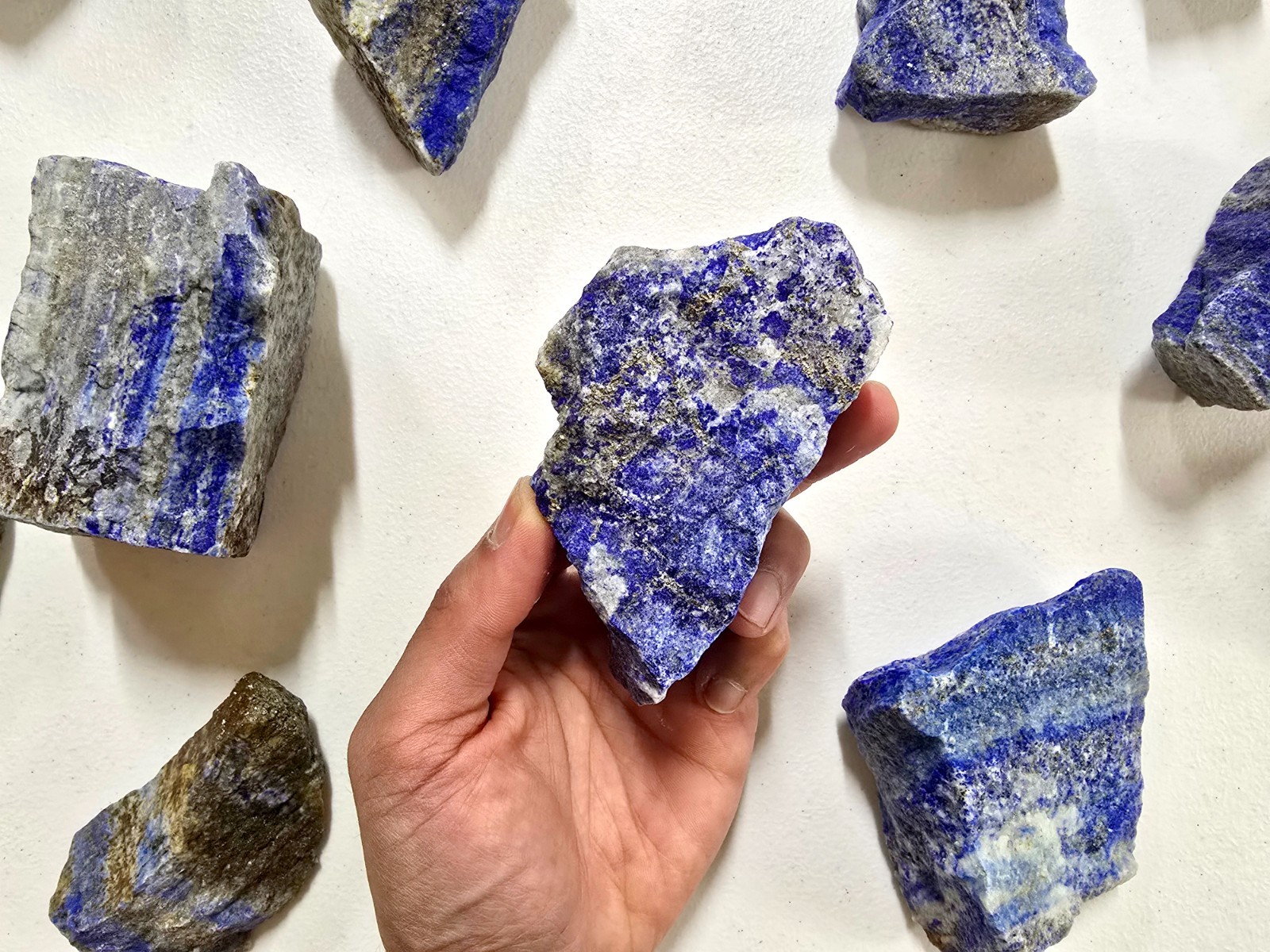 Raw Lapis Lazuli Crystal Chunks Natural Large Rough Stones for Lapidary & Décor