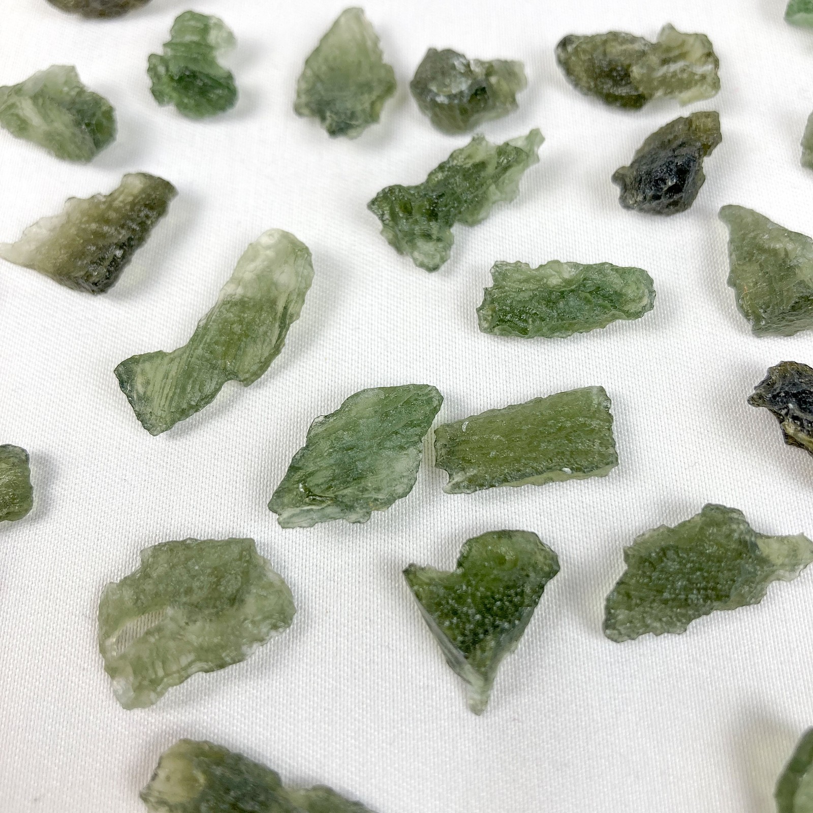 Raw Moldavite / Rough Natural Green Czech Republic Tektite / Spiritual Awakening