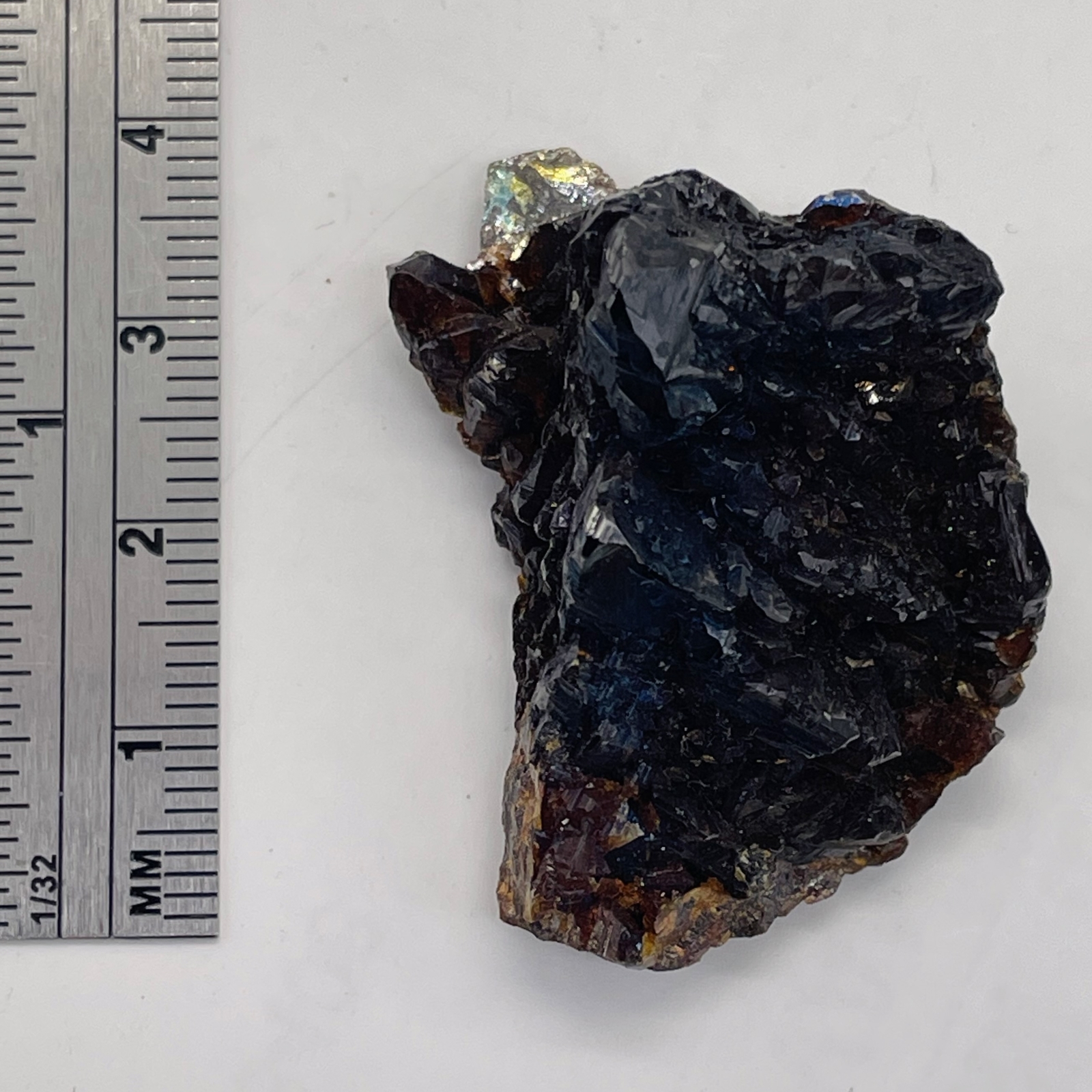 Fluorite Natural Collectors Display Specimen | 25g | 10x25x20mm | Black, Purple|