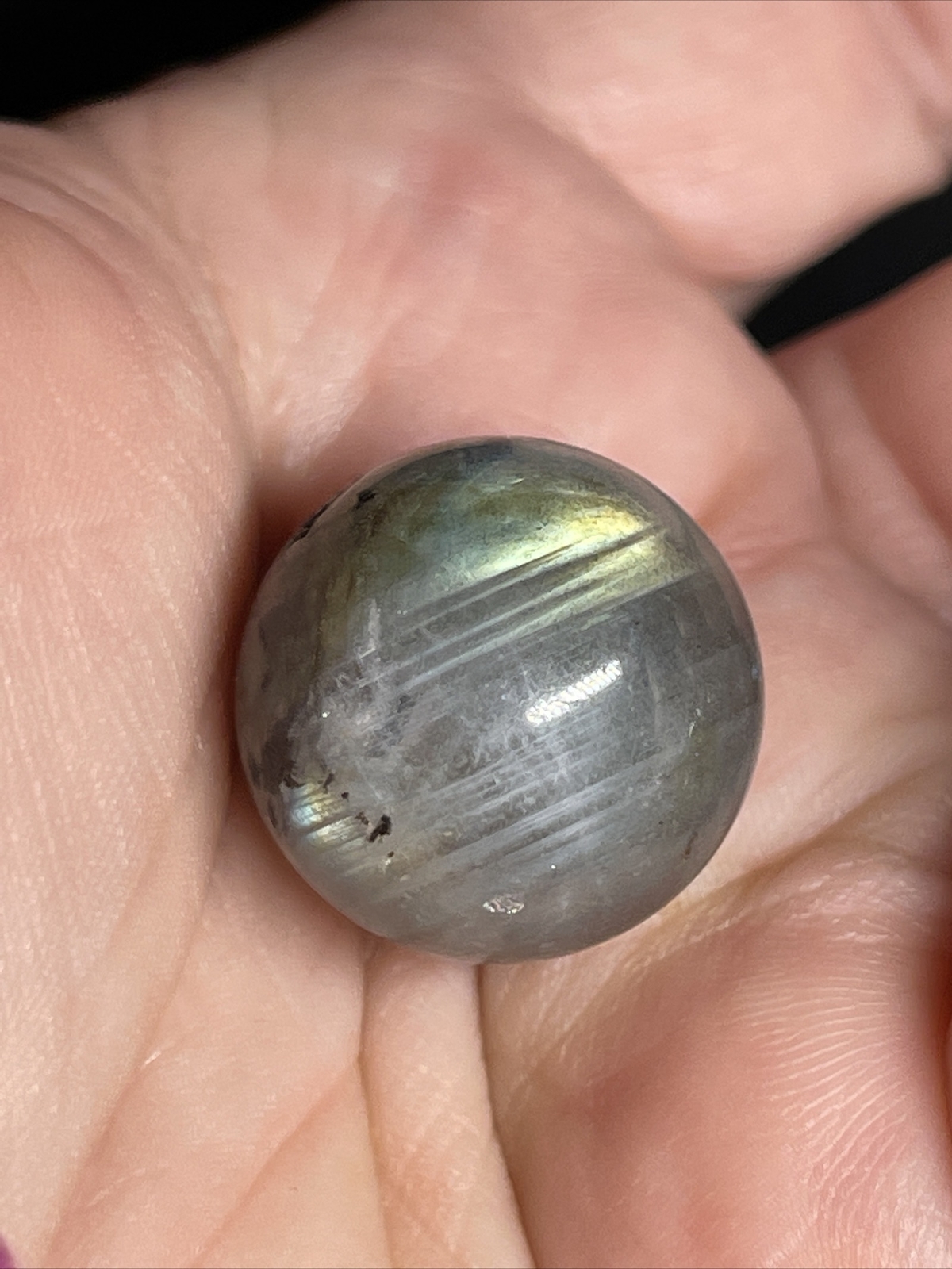 Labradorite Mini Sphere Ball Orb Marble 19.3mm