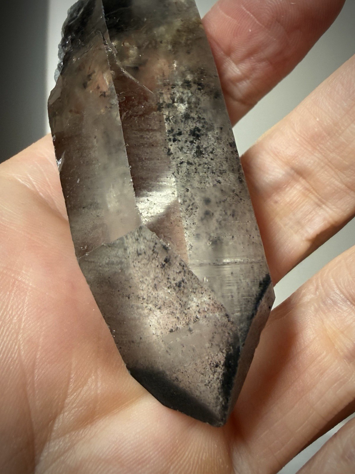 Phantom Quartz Crystal Lemurian Quartz Brazil Inclusion Quartz Phantom Inclusion