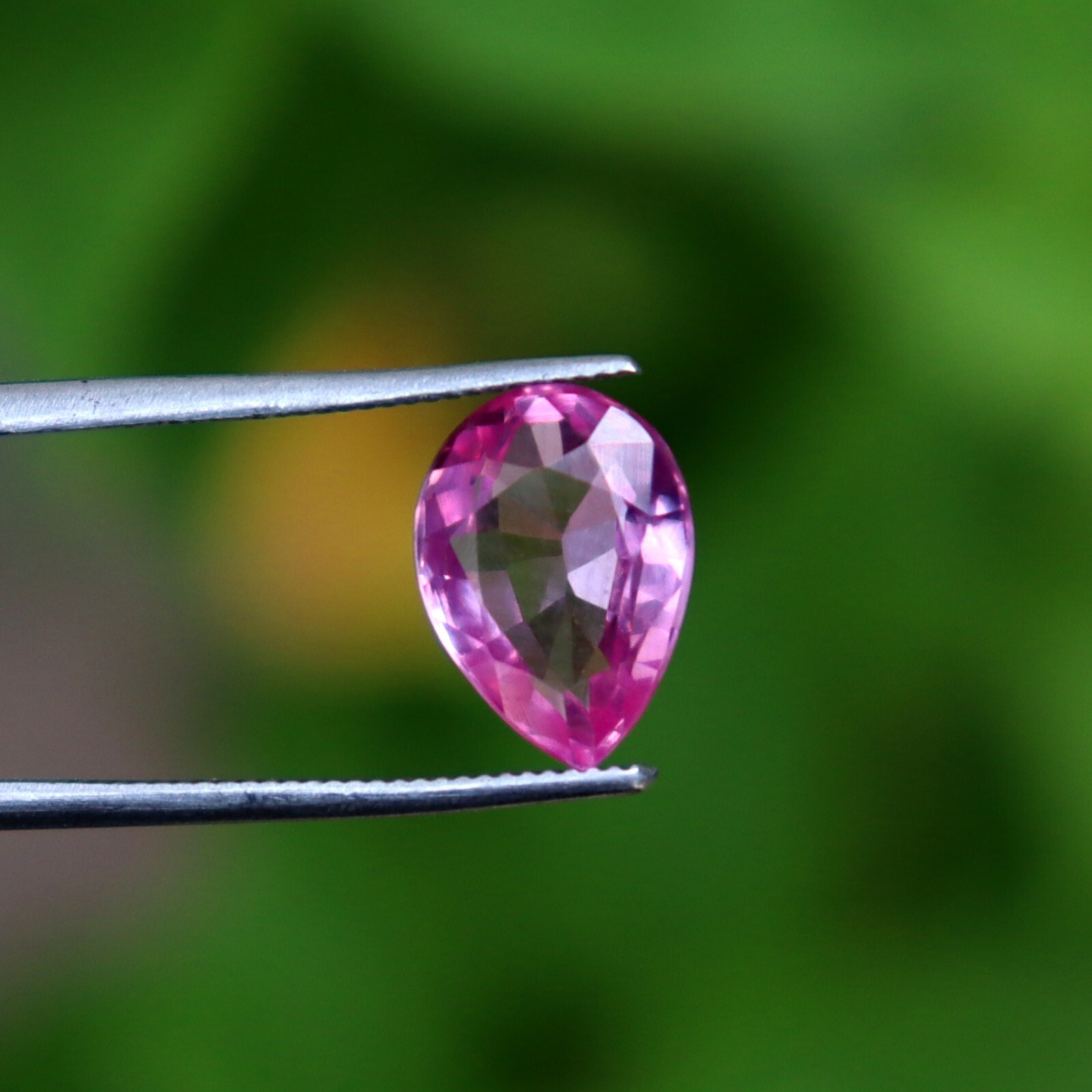 3.10 Ct Pink Sapphire Natural Certified Loose Gemstone Pear Shape Best Offer