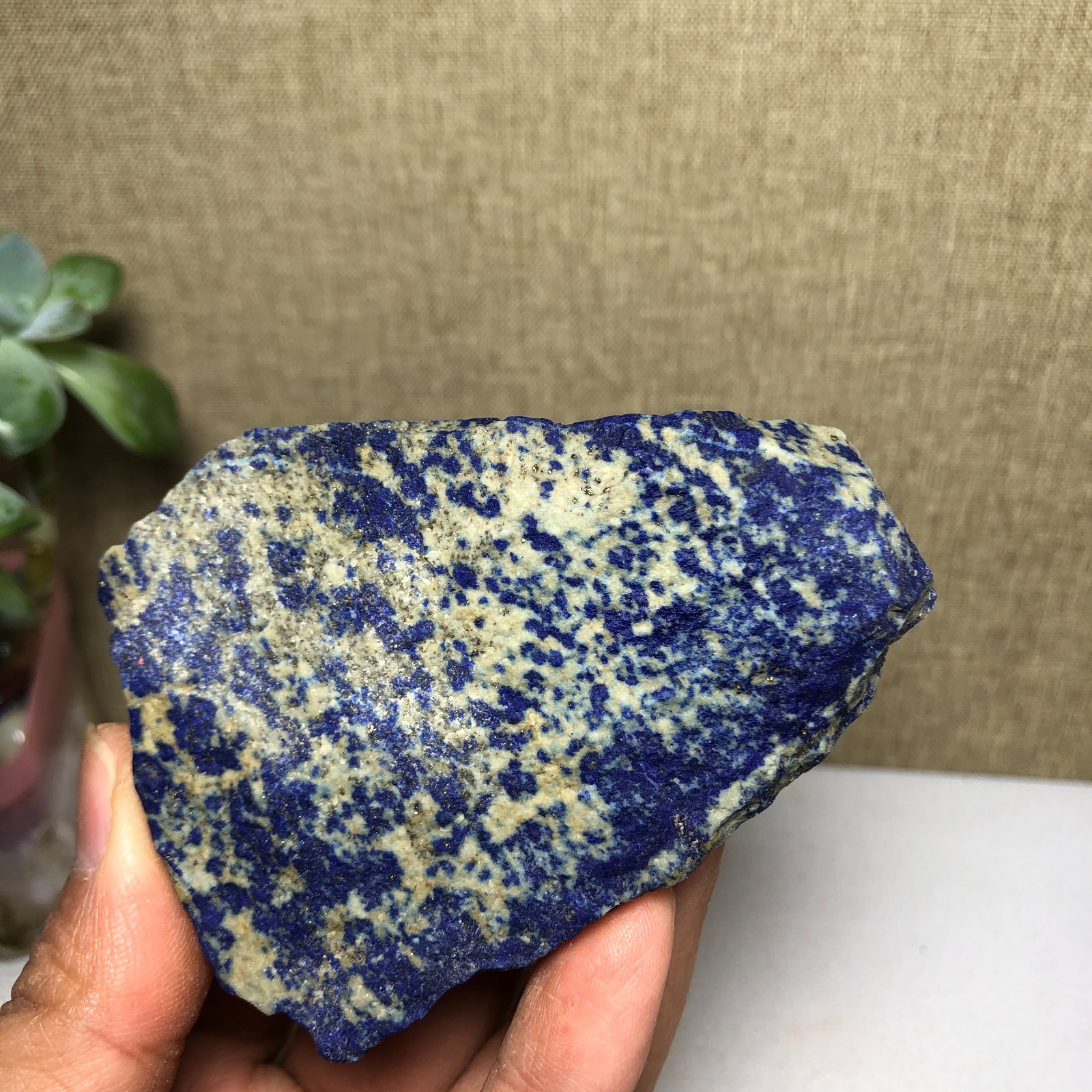 223g Natural lapis lazuli Crystal gemstone Rough Mineral Specimen healing A2024