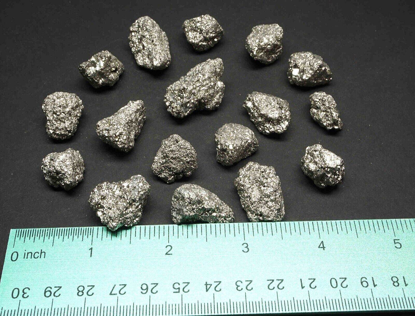 Iron Pyrite 1/4 LB Lots Natural Small Chispa Crystals Fools Gold