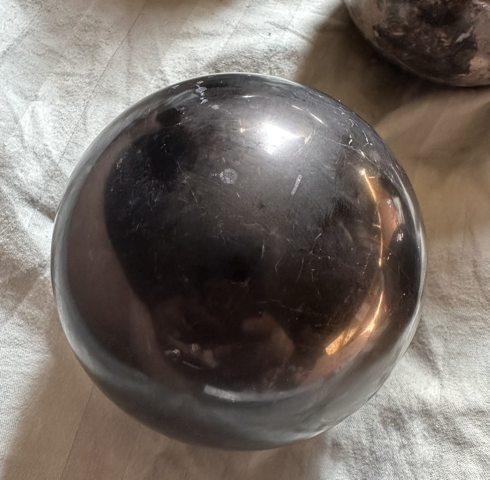 6 Solid Marble Polished Balls Decorative Sphere/ Orb Heavy Stone 3.75-4”