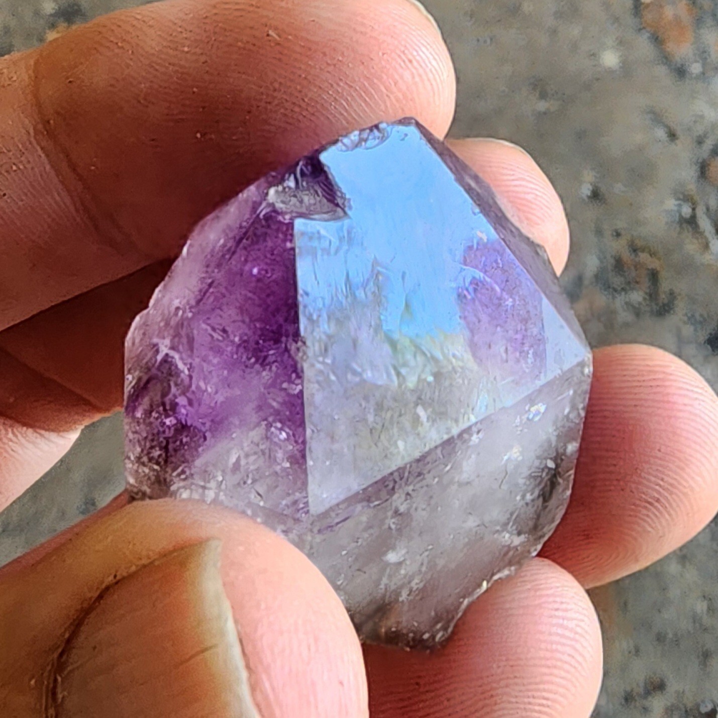 A CHOICE Glassy Gemmy Purple Amethyst crystal from KEDON, Ural, Russia Siberia