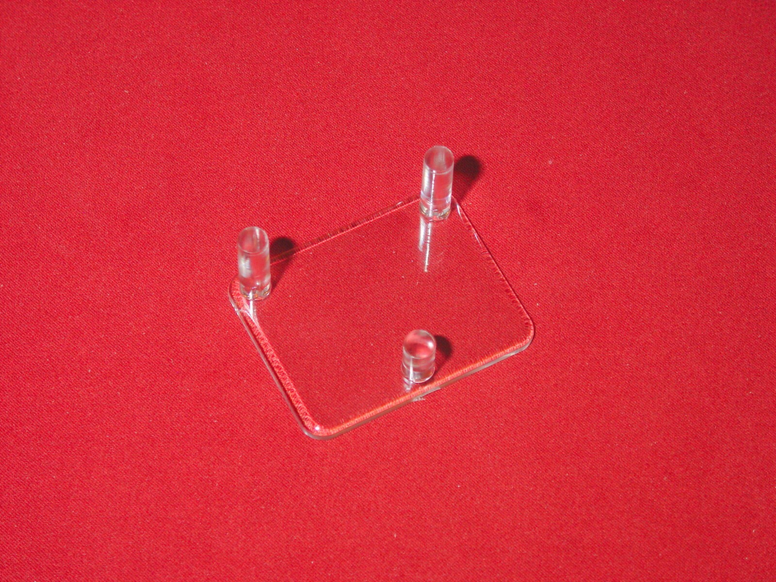*1 Small 2″ Three (3) Peg Display Stand For Geode Geodes Fossils Minerals Rocks
