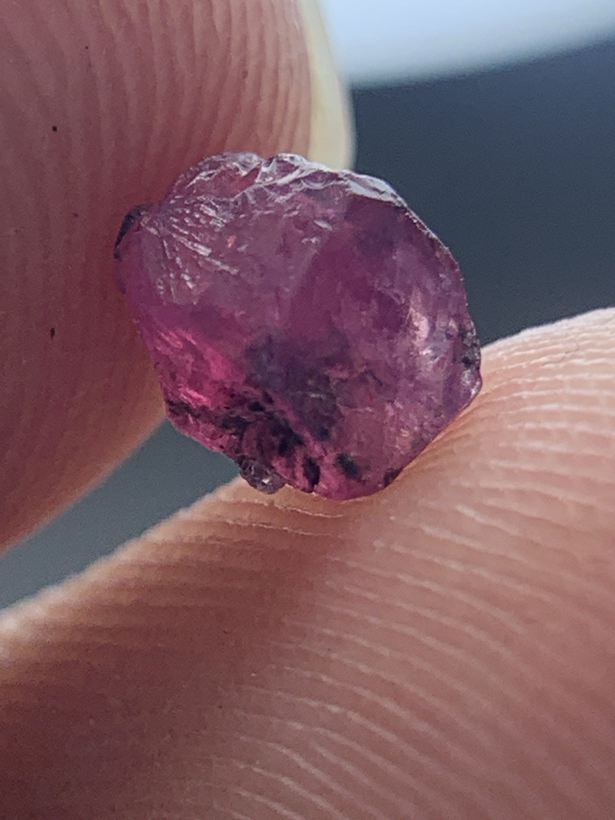 1.10 Crts Extremely Rare Stunning Facet Grade Pink & Blue Winza Sapphire @winza