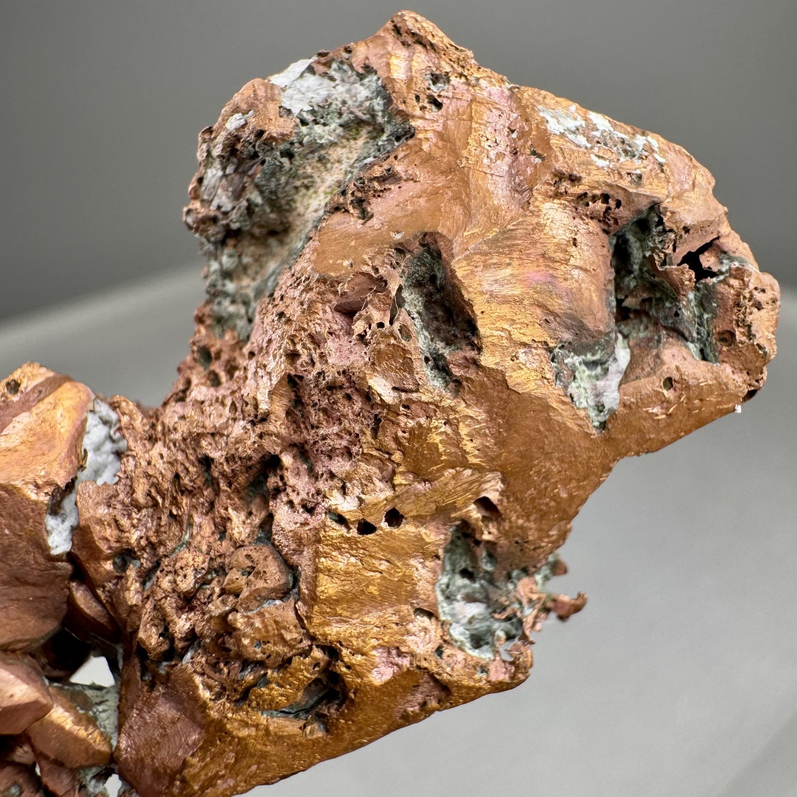 Fine Sharp Copper Crystals: No. 2 shaft, Centennial Mine, Houghton Co., Michigan
