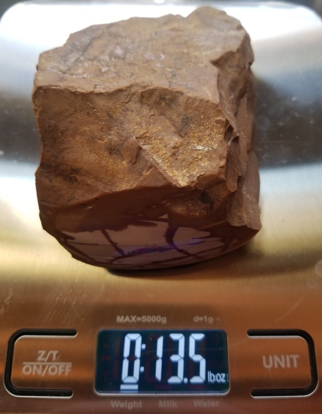 Nice End Polished Gem Grade Owyhee Picture Jasper Specimen 13.5oz Oregon Display