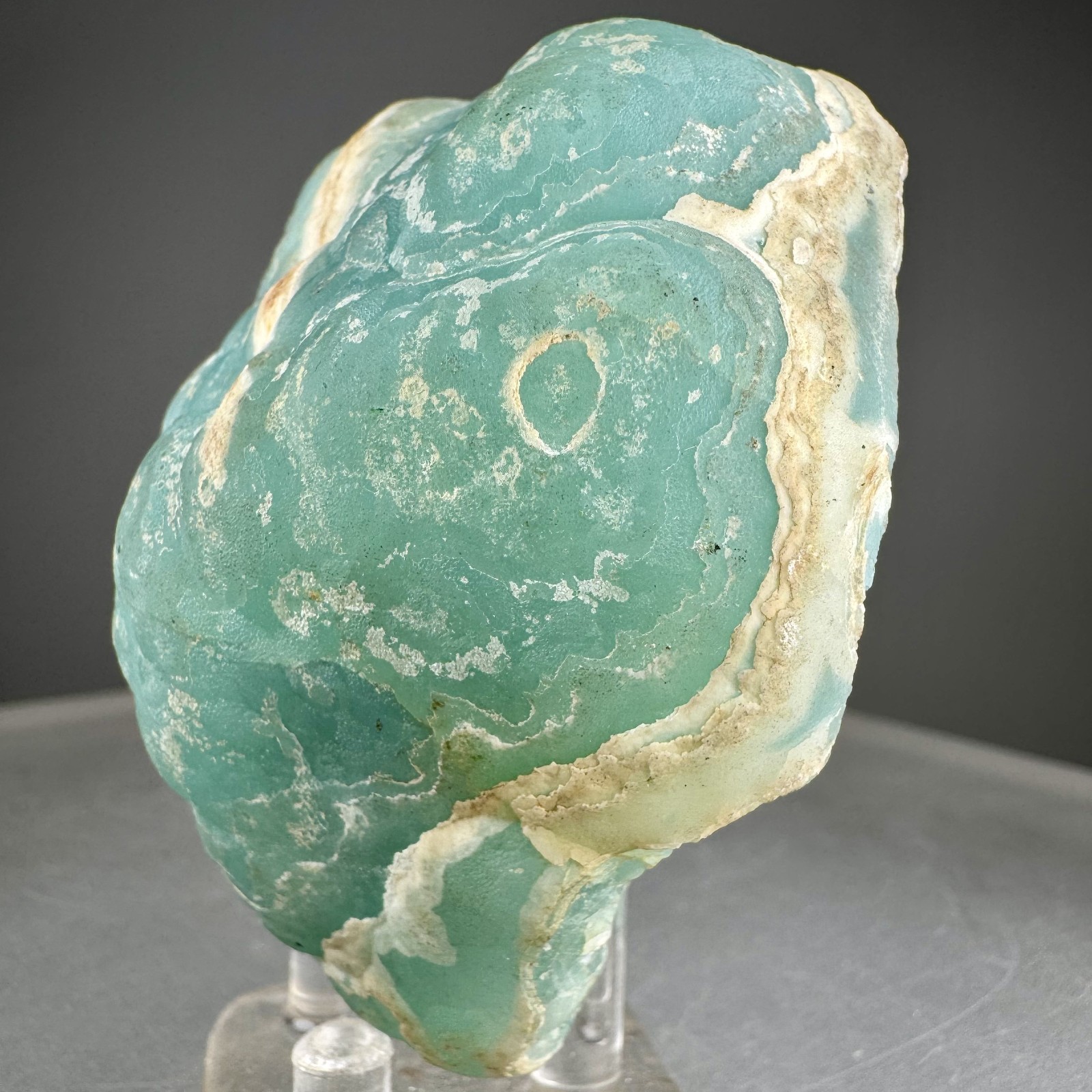 Fine Large Blue Smithsonite: Kelly mine, Magdalena, Socorro Co., New Mexico