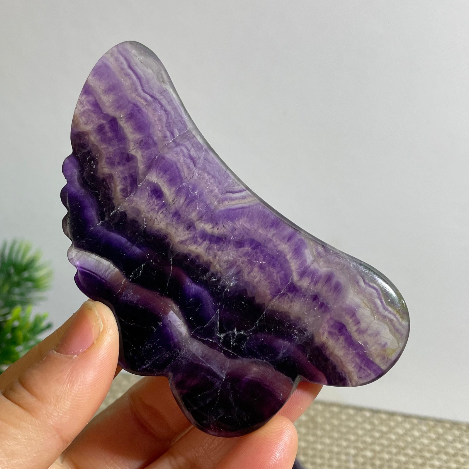 70g beautiful Rainbow Fluorite Rough stone specimens cure