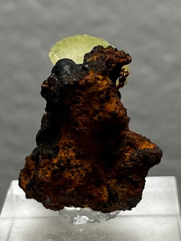 adaminte on limonite matrix ex. Rock Currier no. 146