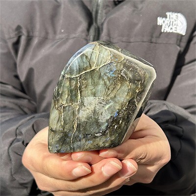 580g Natural Labradorite Quartz Crystal Spectrolite Mineral Reiki healing