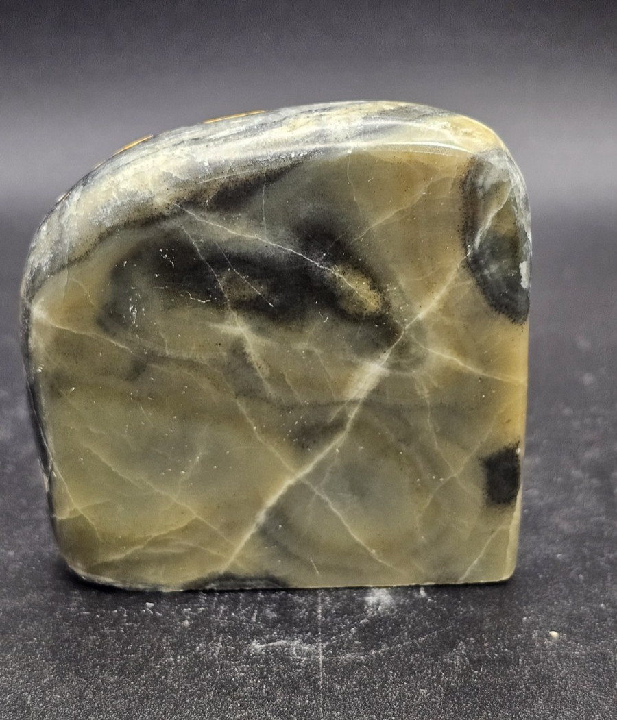 Bumblebee Jasper with Eyes Freeform Standup Display Piece Rare – US Seller R