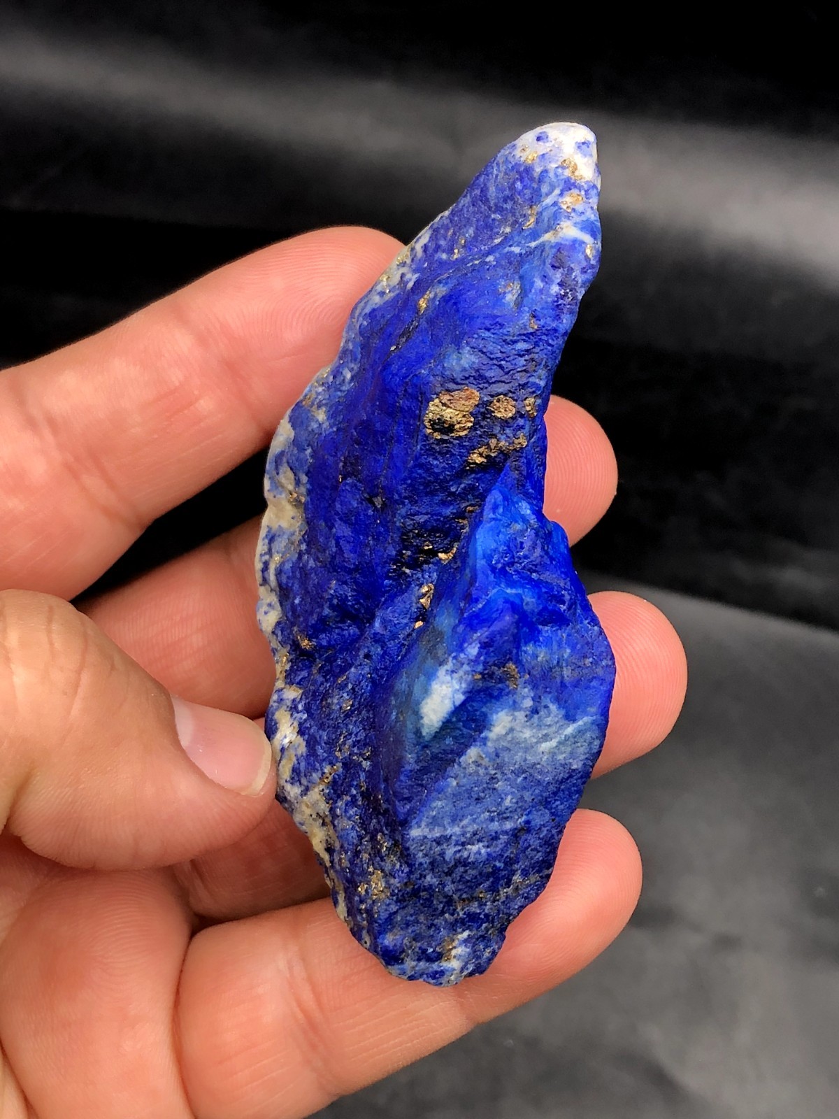 Premium Lapis Lazuli Rough Bulk Stone – Large Blue Calcite & Pyrite J43..3