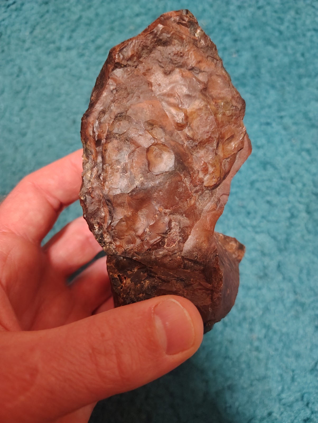100% NATURAL Druzy Red Plume Agate/jasper/Quartz multi-color approx.6in 1lb 10oz