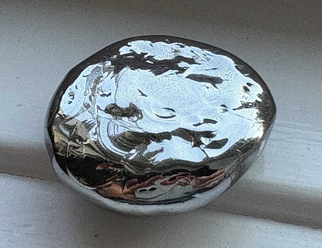 100g Rhenium Metal Arc Melted High Density Element Sample