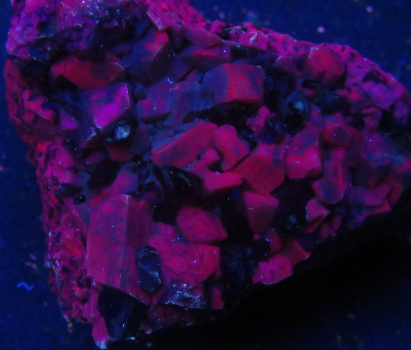 MICROCLINE ( fl.) with SMOKY QUARTZ CRYSTALS – MOAT MTN. – CONWAY, N.H.