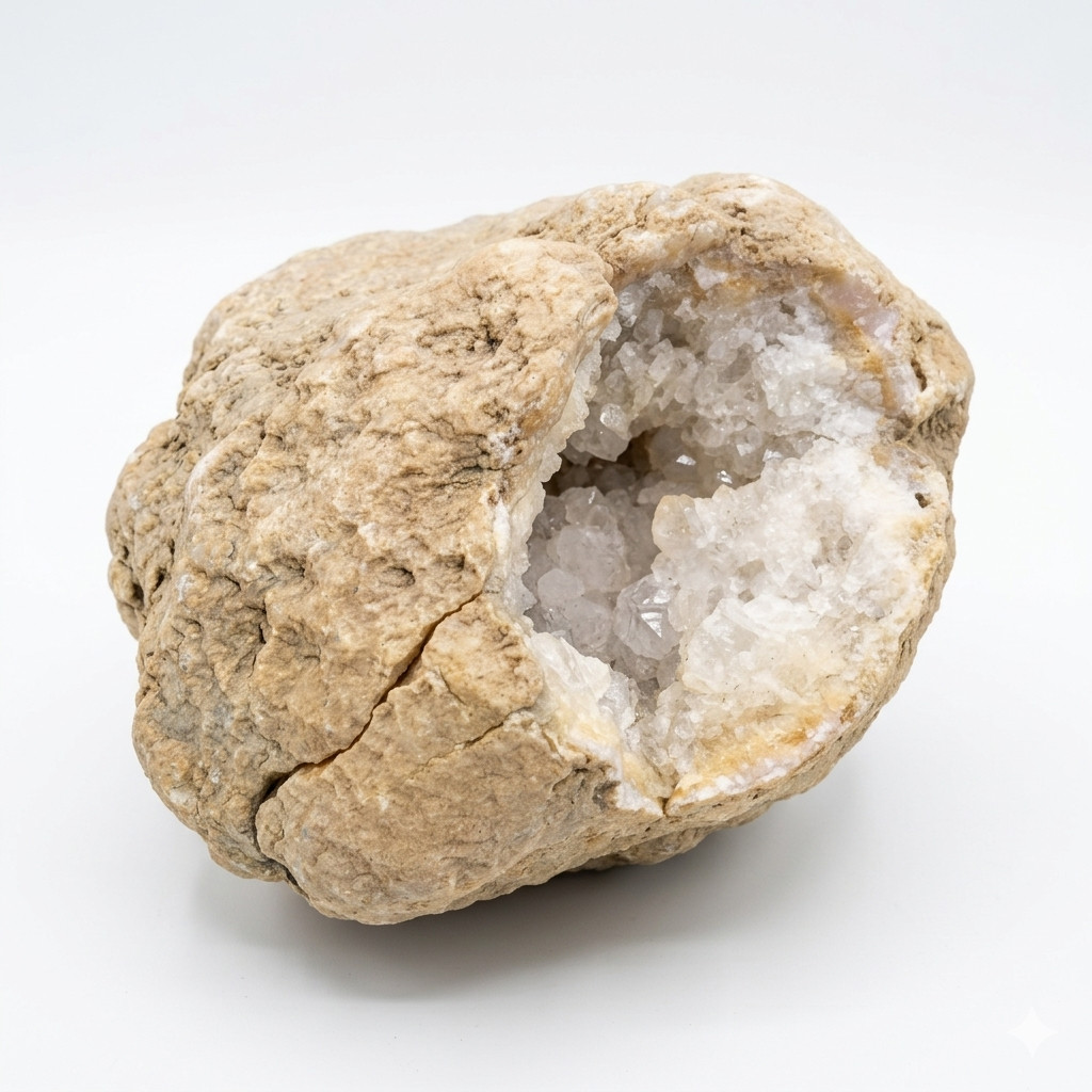 Kentucky Open Geode Quartz Crystal Exact Specimen Natural 2.99 lb
