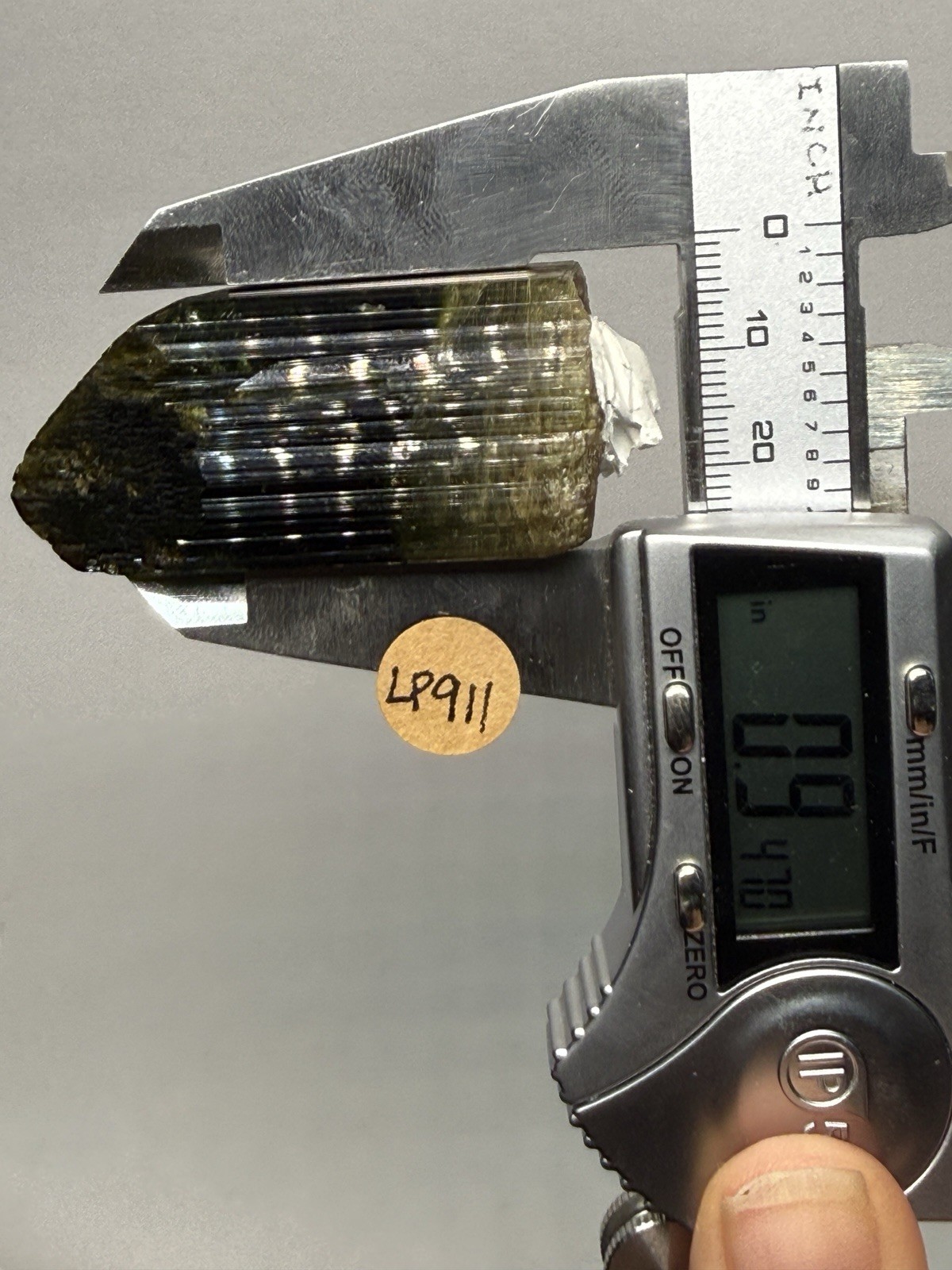 Naturally Faceted Green Tourmaline Gemstone Mineral Specimen | Pakistan