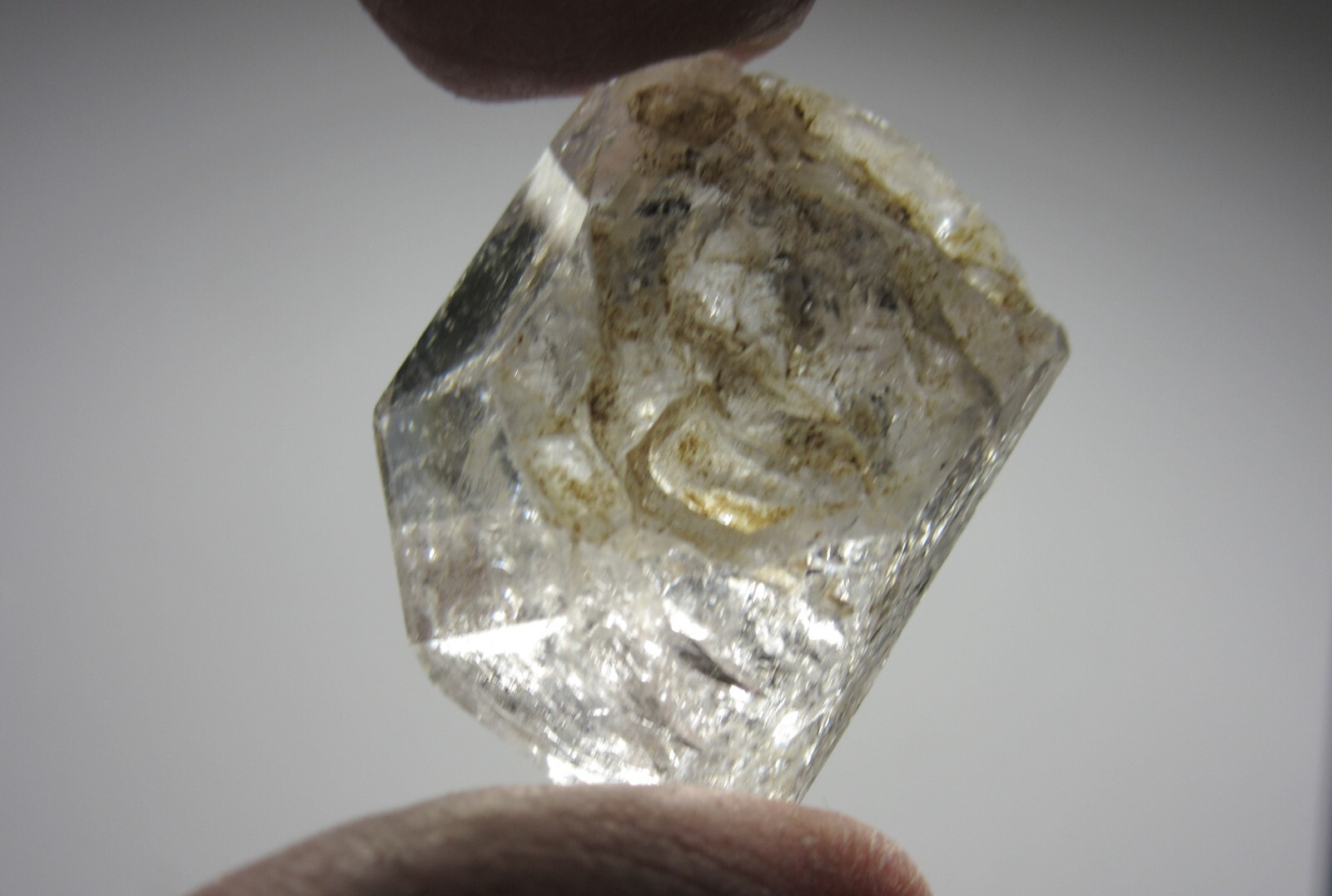 Natural Herkimer Diamond Quartz 1 5/16″ Crystal Herkimer, NY Reiki NHDQC-6