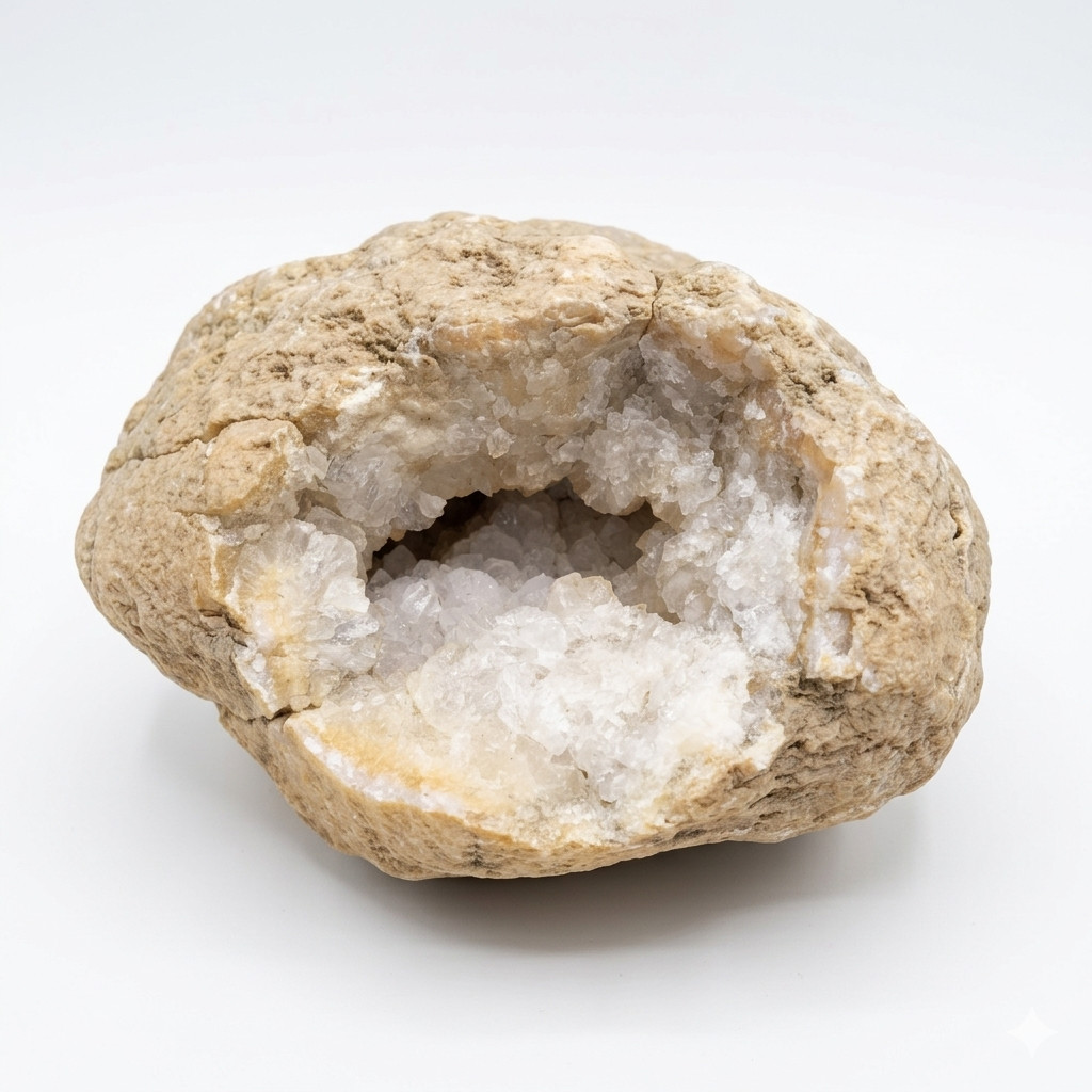 Kentucky Open Geode Quartz Crystal Exact Specimen Natural 2.99 lb