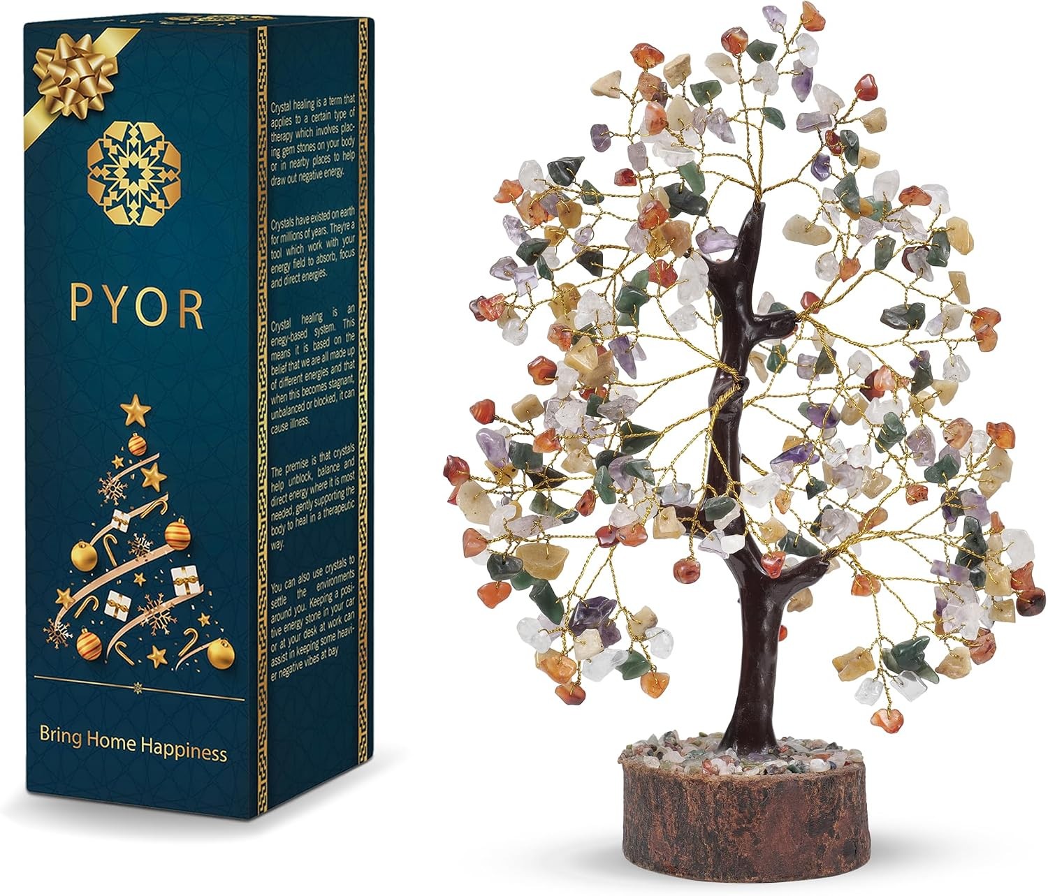 7 Chakra Tree of Life Decor – Crystals, Birthday Gifts for Women – House Warming