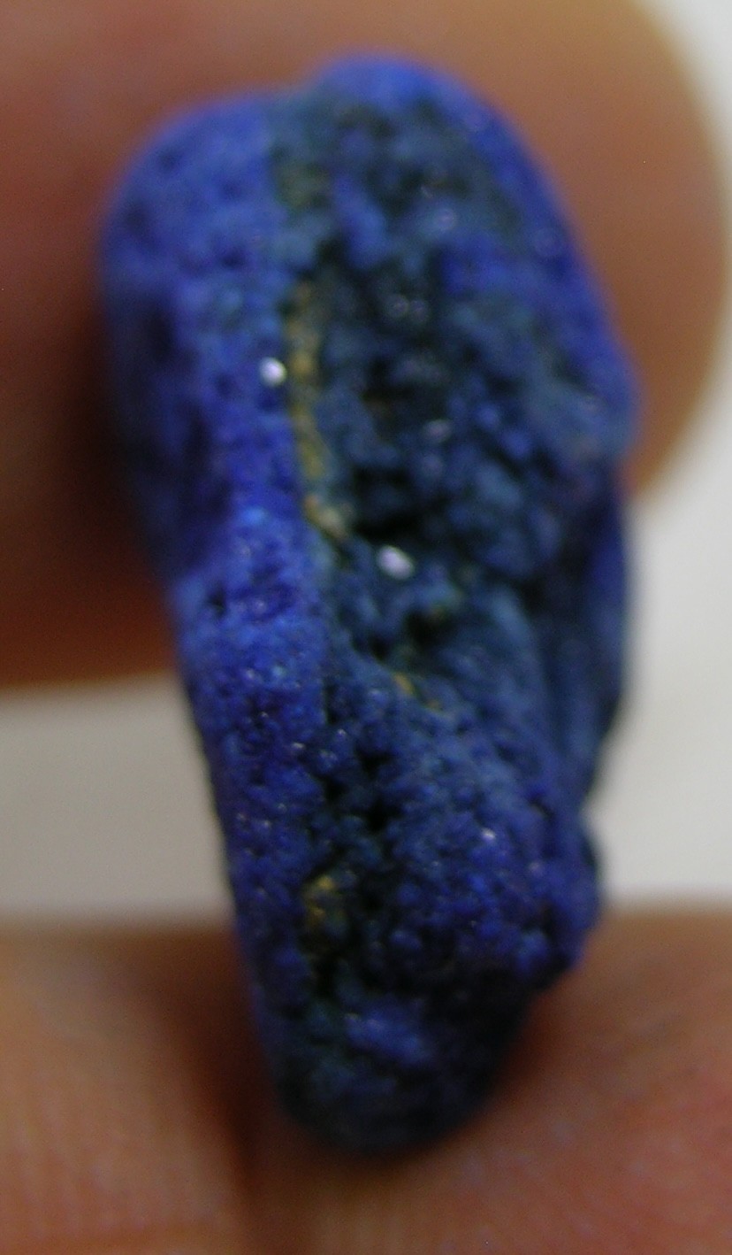 #10 Africa 16.50ct Natural Deep Blue Azurite Crystal Mineral Specimen 3.30g 18mm
