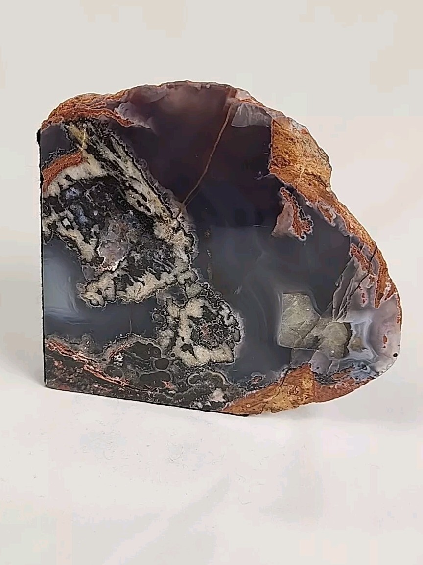 Agate Rock Paperweight Cut Polished Slice 5.25″ Height 1.41 Kg