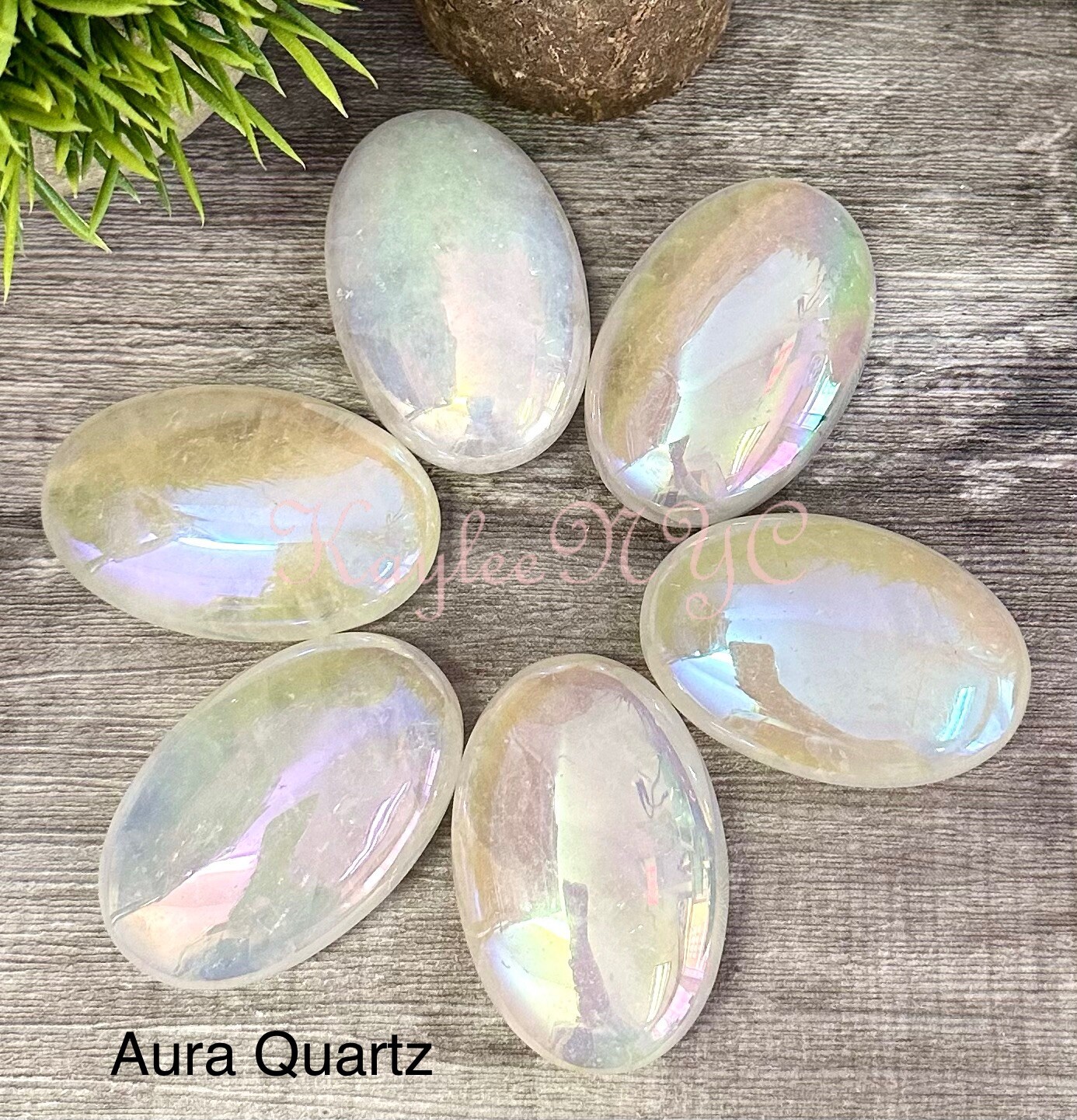 Wholesale Lot 8PCs Natural Mix Crystal Palm Stone Crystal Healing