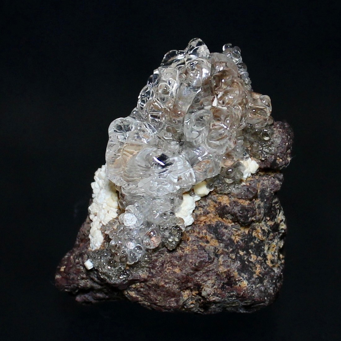 HYALITE, FLUORAPATITE. Valec, Karlovy Vary District, Czech Republic #5020