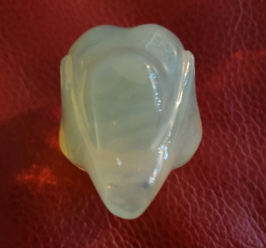 Quartz Alien Carved Head 1.5″