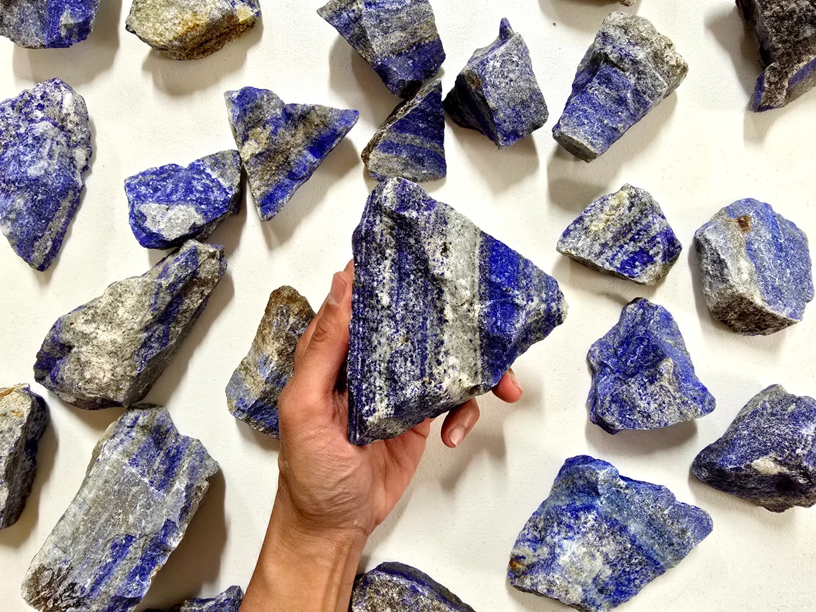 Raw Lapis Lazuli Crystal Chunks Natural Large Rough Stones for Lapidary & Décor