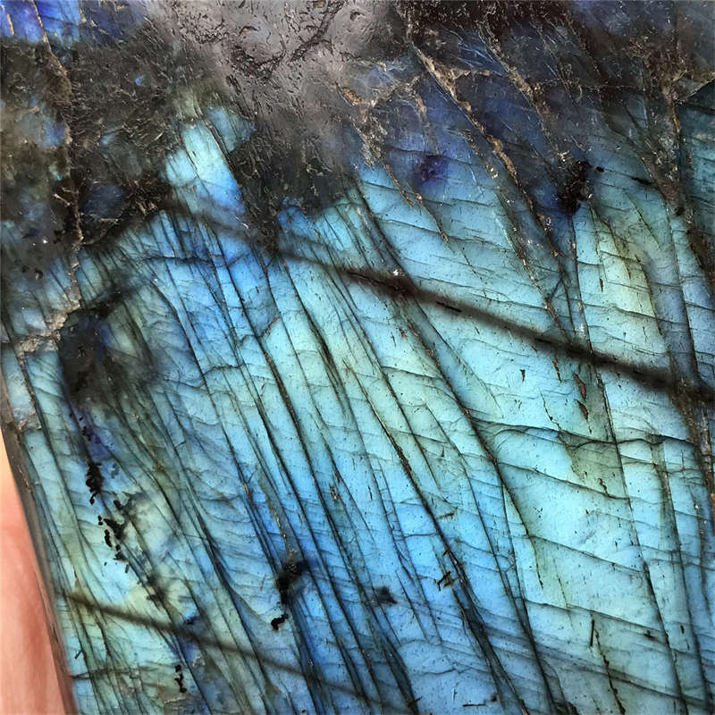1.18kg Natural Labradorite Quartz Crystal Spectrolite Mineral Reiki healing
