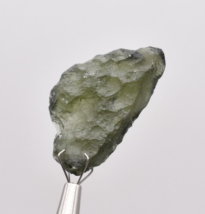 Moldavite Raw Authentic Specimen 33.8ct, 35.8mm from Czech Republic