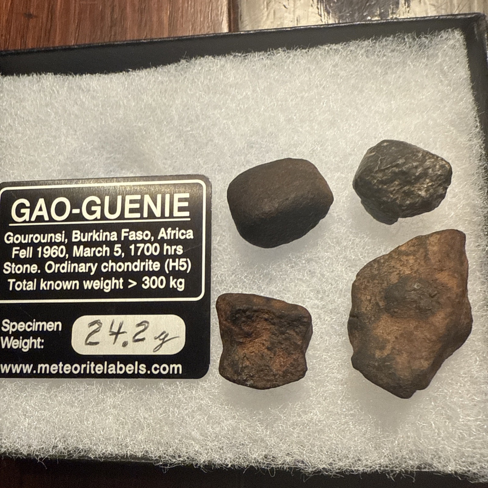 Four Uniques Meteorites Africa / Great for resale or gifts