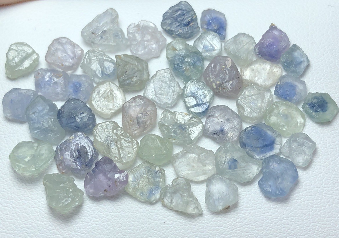 R52.18 Crt/ Natural Rare Umba Sapphire Record Keeper Natural Formation No Polish