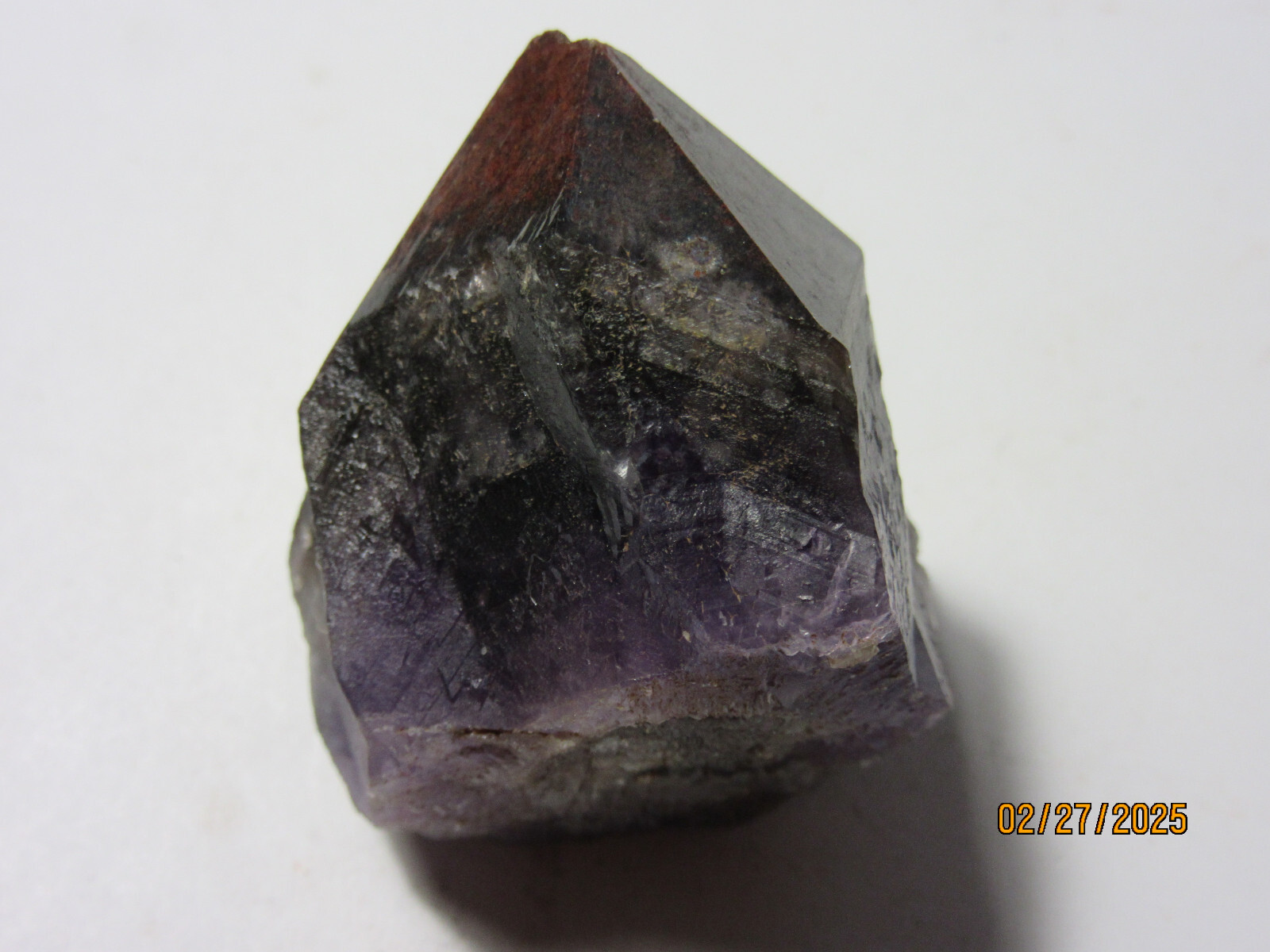 Deep Red/Purple Auralite-23 Amethyst 1 5/8″ Point Collectible DRPADP-5s