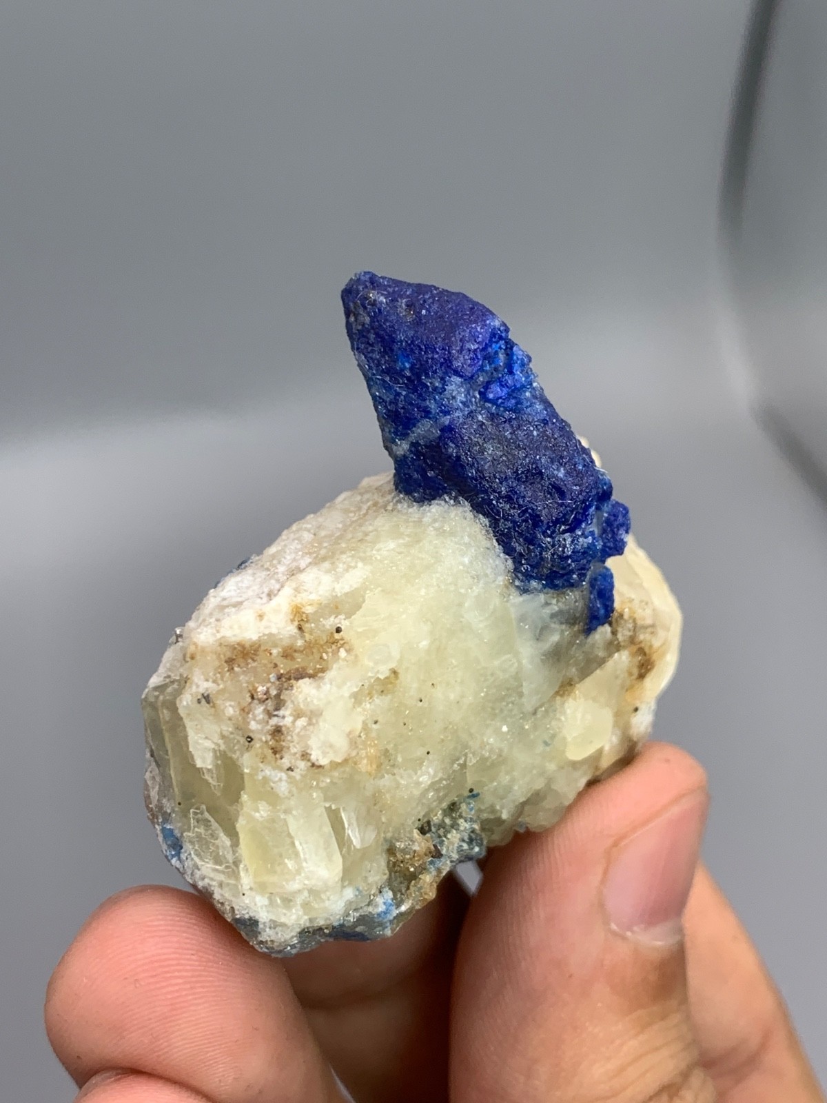 54.7g Afghanite Crystal on Matrix Badakhshan Afghanistan Mineral Specimen