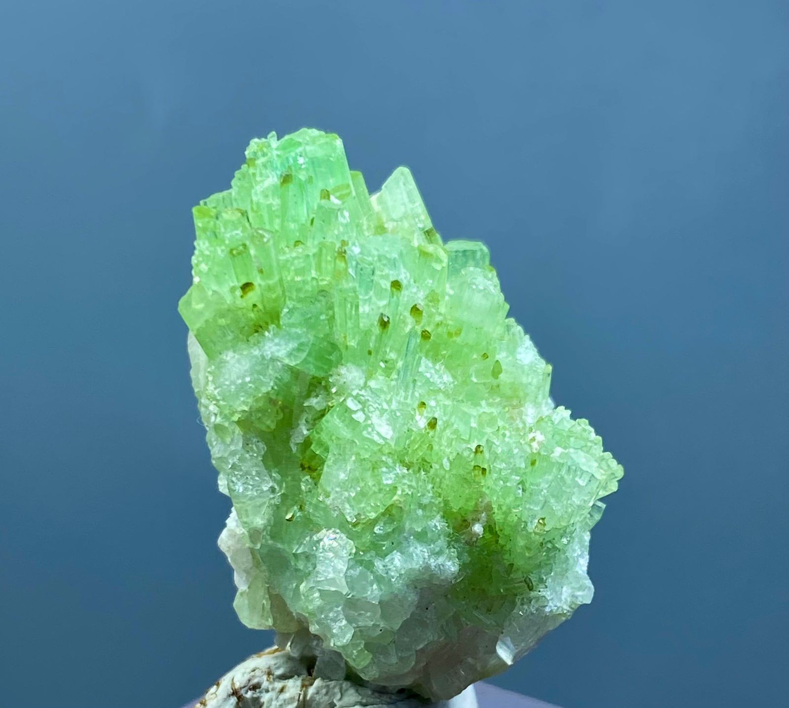 Beautiful Natural Tourmaline Bunch Crystal Specimen Afghanistan 61 Carats