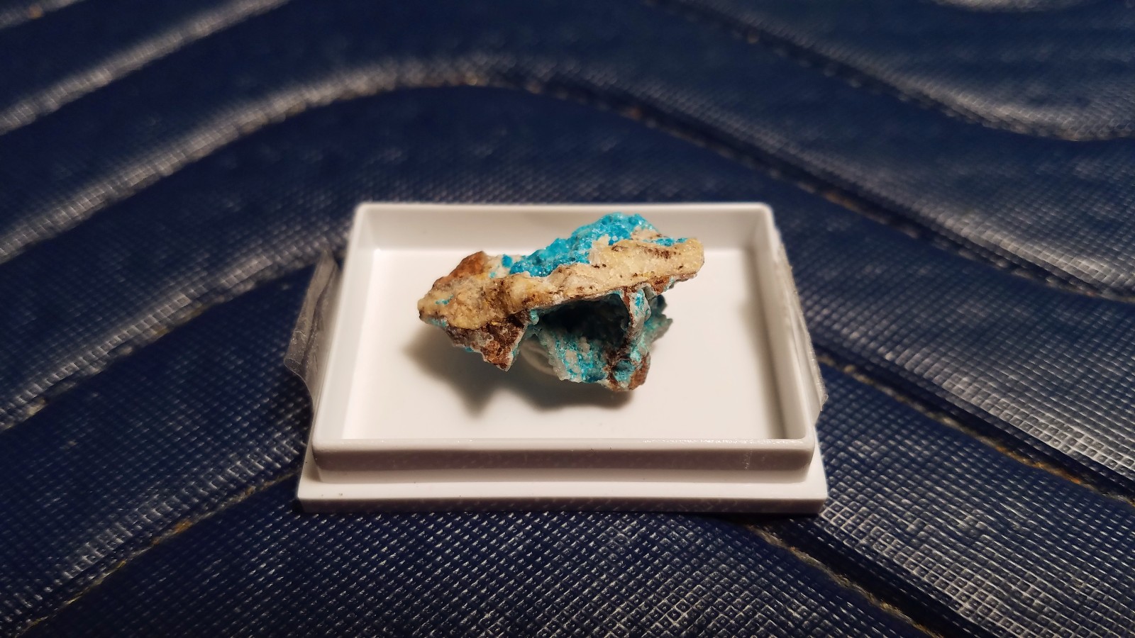 SiG: Blue-Green Greenish-Blue Serpierite Crystals Clusters on Matrix from Greece